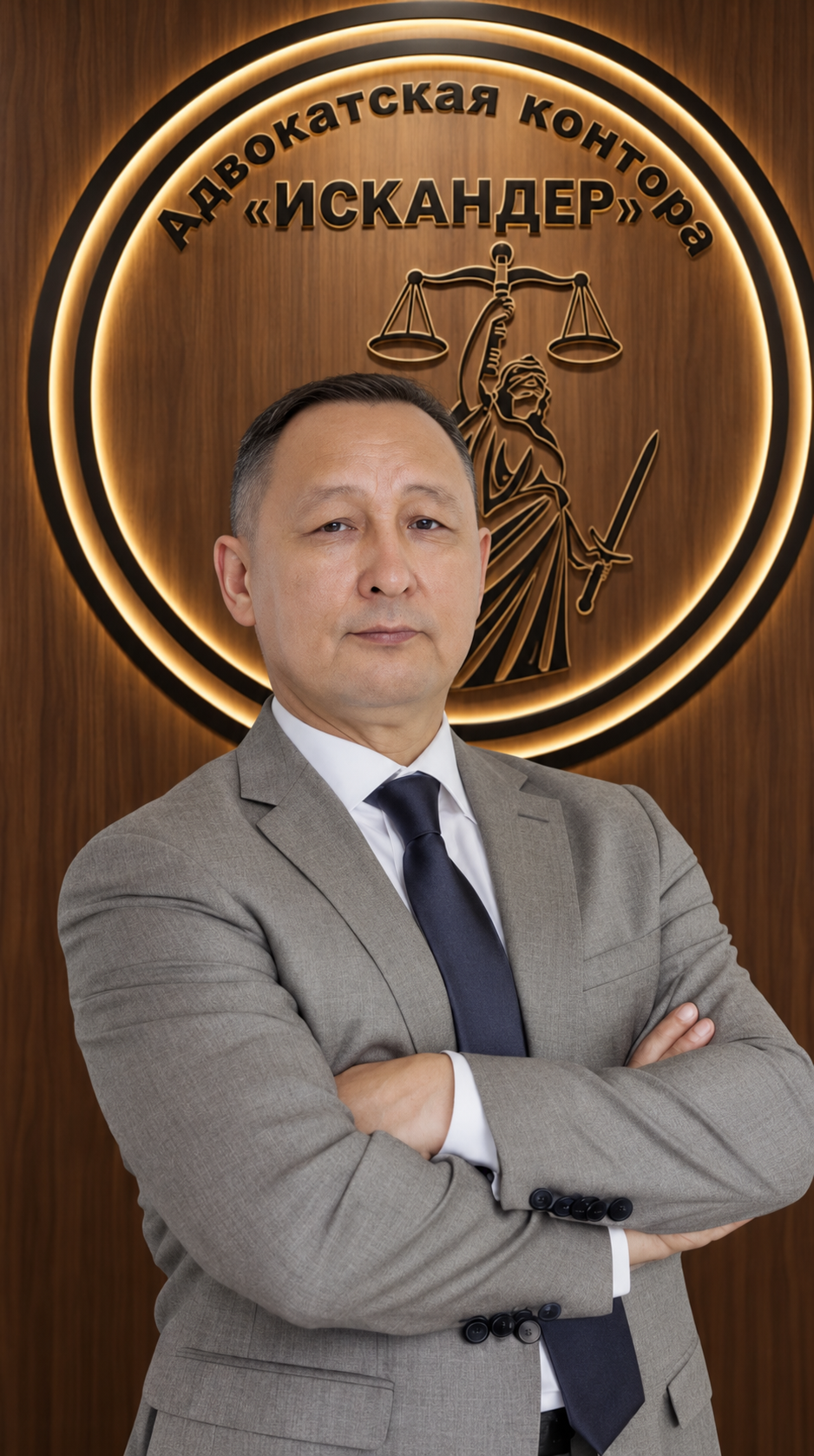 Раджан Берсинбаев в офисе адвокатской конторы «Искандер»
